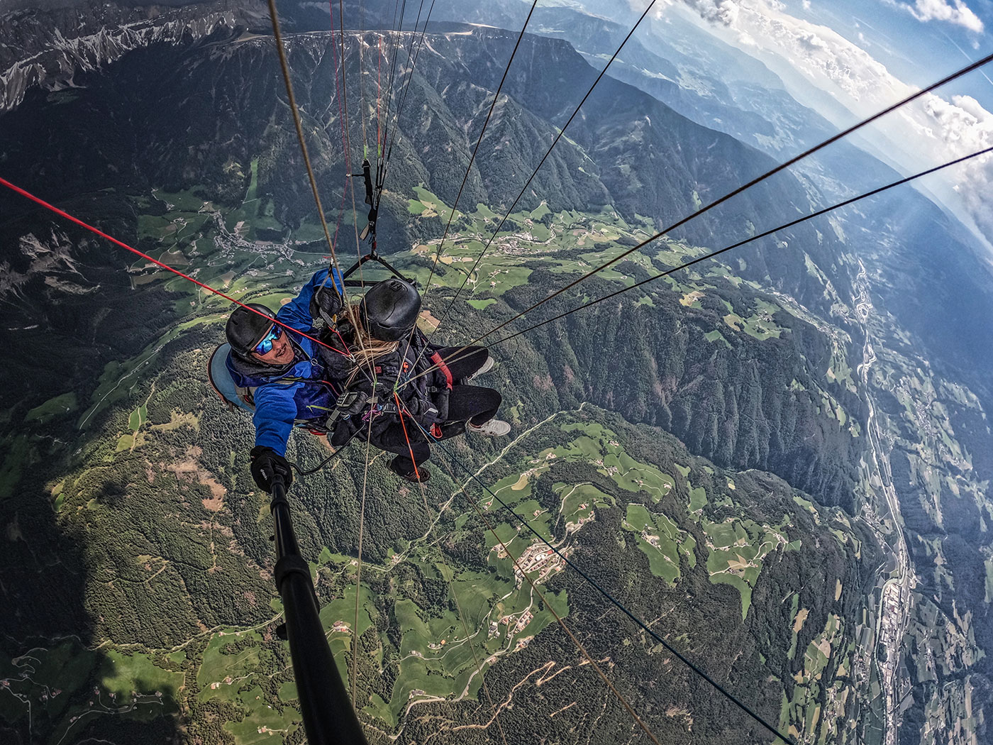Gleitschirm Tandemflug Dolomiten 03